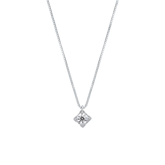Collar Mirco Visconti Mujer in Oro blanco Diamante 0.35 Ct BN1/90 - BN1/90